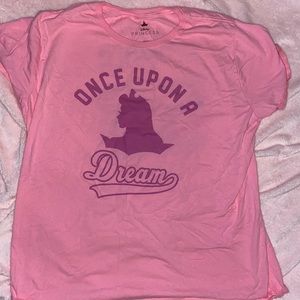 Disney Sleeping Beauty Aurora “Once Upon A Dream” Tee, Size Junior XXL